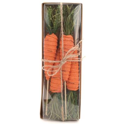 Pick Cenoura Gift Box Decorativo Verde-laranja 28x3,5cm - 4 Un