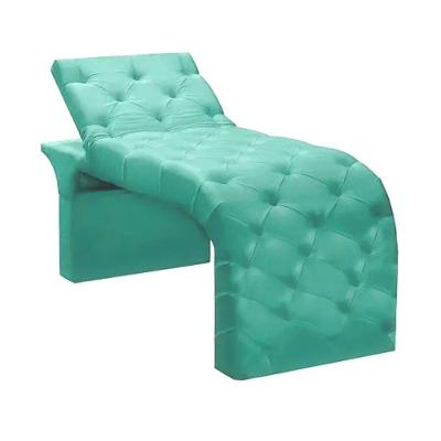 Maca Estofada Estética Cílios Regulável Spa Suede Eloísa Azul Tiffany