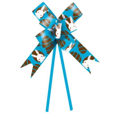 Laço Pronto Estampado Lui Azul 18mm - 10 Un