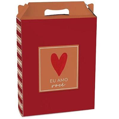 Kit Caixa Maleta Retangular Vertical Season Love G 21x7,5x26cm - 10 Un