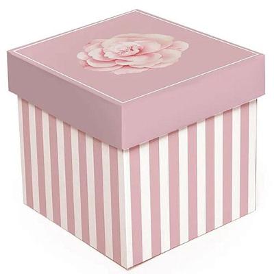 Kit Caixa Cubo Camélia P 13x13x13cm - 10 Un