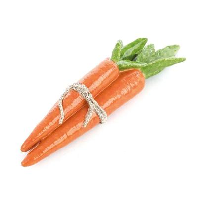 Maço Com 3 Cenouras De Cerâmica 27,5x7x7cm - 1 Jogo Com 2 Peças