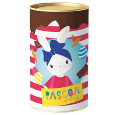 Lata Para Ovo 500g Páscoa Brilho Vermelho 22x12,5cm - 12 Un