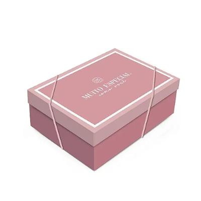 Kit Caixa Retangular Com Tampa Camélia P 24x18x8cm - 10 Un