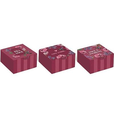 Kit Caixa Diver Para 4 Brigadeiros Brigitte 8,5x8,5x3,5cm - 10 Un