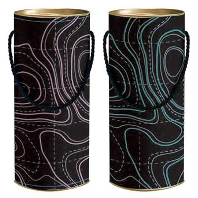 Kit Lata Com Alça Para Presente Gg 29,5x11,5cm Soho Composê - 6 Un