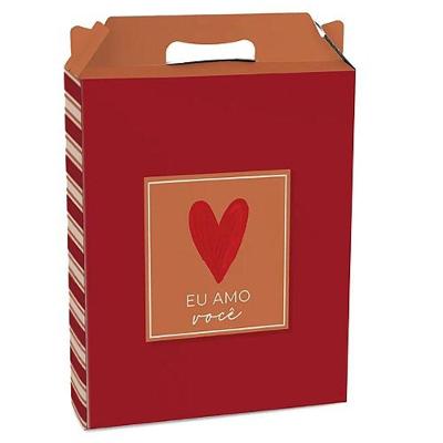 Kit Caixa Maleta Retangular Vertical Season Love M 18x7,5x21cm - 10 Un
