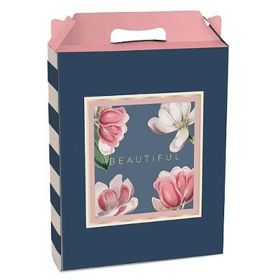 Kit Caixa Maleta Retangular Vertical Pretty Magnolia P 15x6x18cm - 10 Un