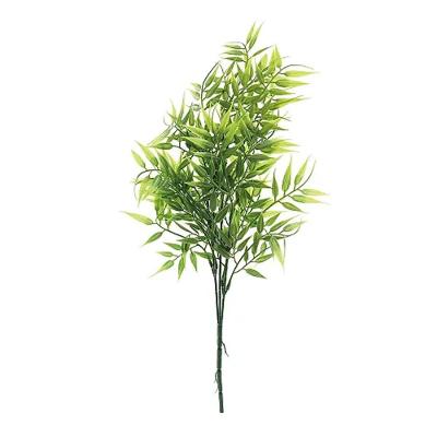 Galhos Decorativos Permanentes - Galho Grande Com Folhas 20cm Verde - 6 Galhos