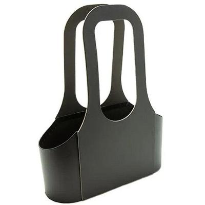 Caixa Sacola De Papel Com Alça Liso 26,3x9,5x33,8cm Preto - 1 Un