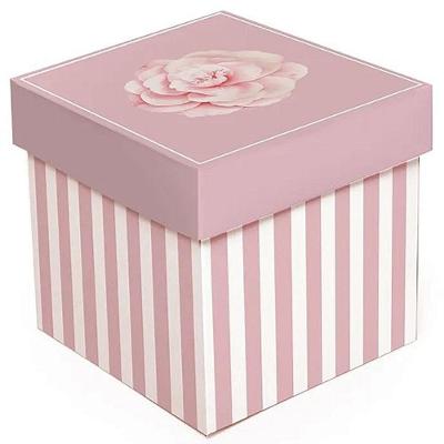 Kit Caixa Cubo Camélia M 15x15x15cm - 10 Un