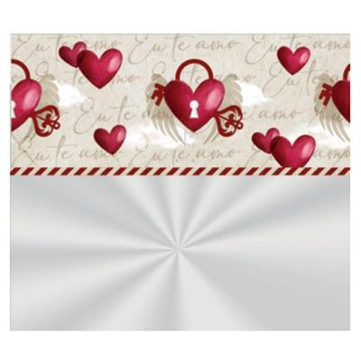 Saco Transparente Para Cesta 45x59cm Amor Real Barrado - 25 Un