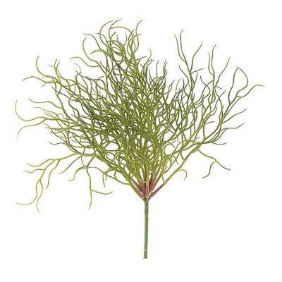Folhas Decorativas Permanentes - Buquê Folhagem 32cm Verde - 6 Buquês
