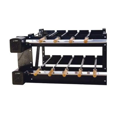 Kit Giratório Em Aço Carbono Gda Regulável Lobo Churrasqueiras Tamanho 13-99 Bivolt