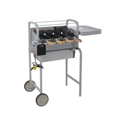Churrasqueira Lobo Mexicana Inox 430 Super + 4 Espetos Bivolt