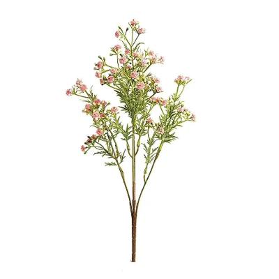 Flores Decorativas Permanentes - Buquê Star Flower X20 42cm Rosa - 6 Buquês