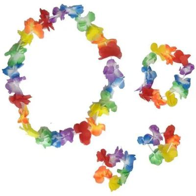 Kit Havaiano - Colar, Tiara E Braceletes