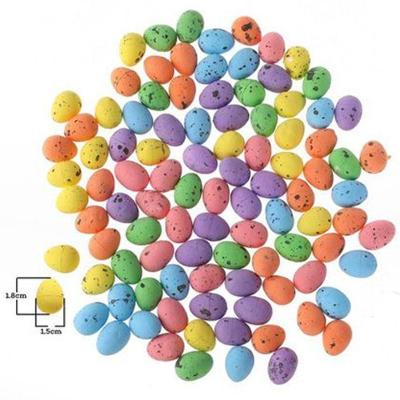 Ovinhos De Páscoa Coloridos Para Decoração 1,8x1,5cm - 100 Un