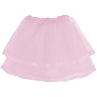 Saia De Tule Especial 30cm Rosa Com Fita