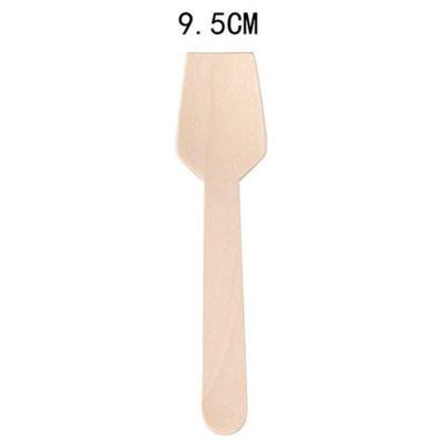 Talher Madeira Mini Colher Natural 9,5cm - 50 Un