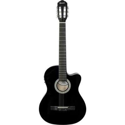 Violão Giannini Sf14 Ceq Eletroacústico Aço Preto