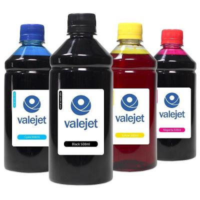 Kit 4 Tintas Canon G3110 Cmyk 500ml Valejet