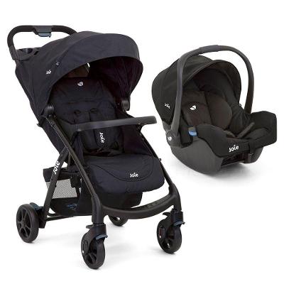 Carrinho De Bebê Travel System Joie Muse Preto