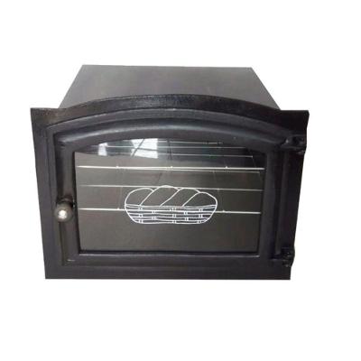 Forno Ferro Fundido Porta Vidro Fogão a Lenha 50x47x33cm G