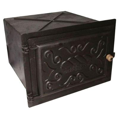 Forno em Ferro Fogão a Lenha Grande Porta Ferro 50x46x31cm