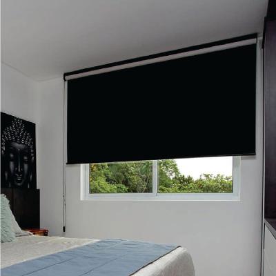 Persiana Rolo Blackout Pinpoint Preta - 1,50m X 1,90m