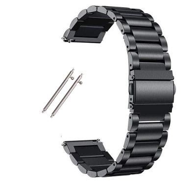 Pulseira Para Smartwatch 20Mm 3 Elos Relogio Smartband Inox