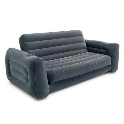 Sofá Cama Inflável Intex 200kg Cama Casal Duplo 2 Em 1 - Intex