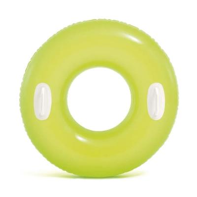 Bóia Inflável Esmeralda Grande Com Alça 76 Cm Amarelo - Intex