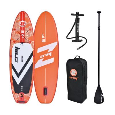 Prancha Stand Up Inflável Laranja 275 Cm Com Remo E Bomba Jilong