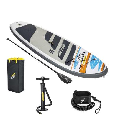 Prancha De Stand Up Inflável White Cap Com Remo + Bomba De Ar E Bolsa Bestway