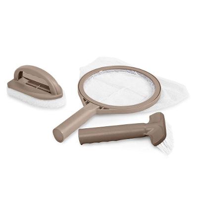 Kit De Limpeza E Manutenção Pure Spa Intex Peneira Escova Esponja