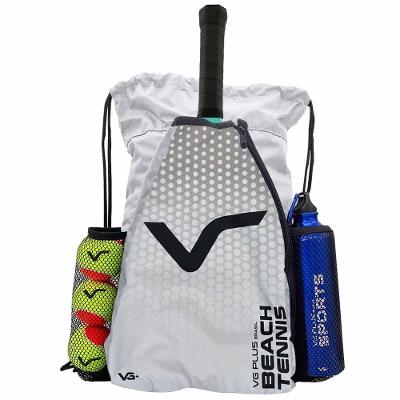 Bolsa De Transporte E Raqueteira Beach Tennis Branco Vg Plus