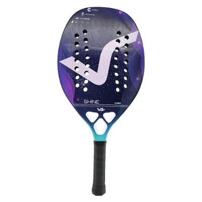 Raquete De Beach Tennis Shine 12k Carbon Vg Plus