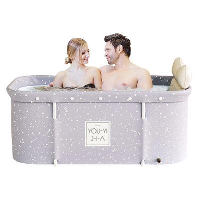 Banheira Dobrável Retangular Com Acessorios Cinza Vg+