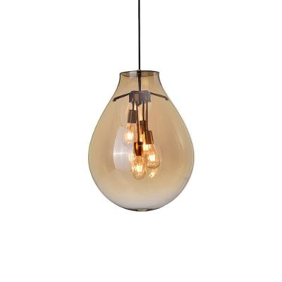 Lustre Pendente Skylight Tommy 3039 G E27 Bivolt Bronze-conhaque