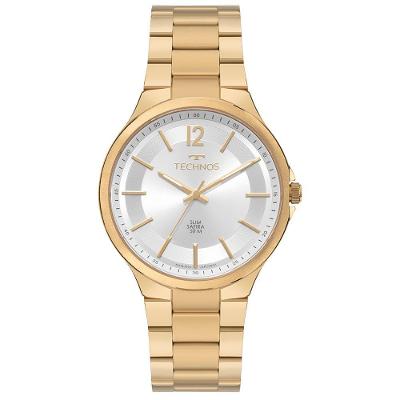 Relógio Technos Masculino Slim Dourado - Gl32bk/1k
