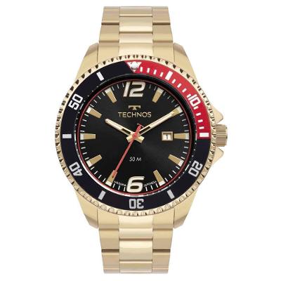 Relógio Technos Masculino Racer Dourado - 2115ncm/1p 2115ncm/1p