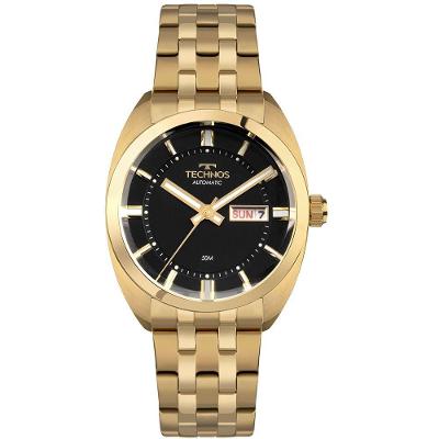 Relógio Technos Masculino Automatico Dourado - 8205or/1p