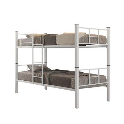 Beliche Solteiro Padr&atilde;o A&ccedil;o Vira 2 Cama Escada Grade Prote&ccedil;&atilde;o &lrm; Branco