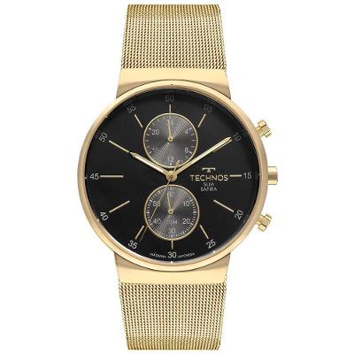 Relógio Technos Masculino Slim Dourado - Vd36aa/1p Vd36aa/1p