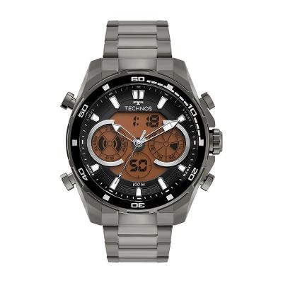 Relógio Technos Masculino Digitech Grafite - Bj3530ae/1p Bj3530ae/1p