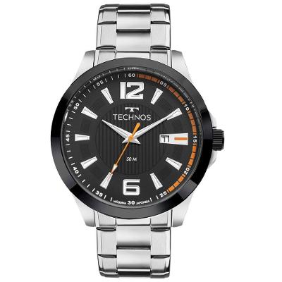 Relógio Technos Masculino Racer Prata - 2115knv/1p 2115knv/1p