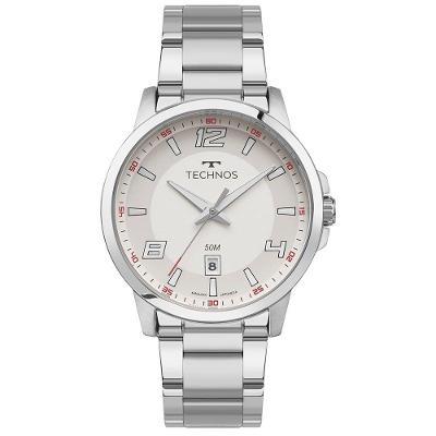 Relógio Technos Masculino Racer Basico Prata - 2315lay/1b