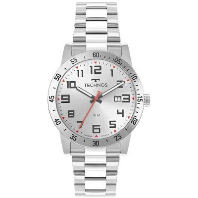 Relógio Technos Masculino Militar Prata - 2115myi/1k 2115myi/1k