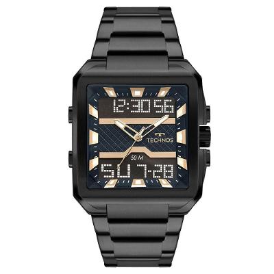 Relógio Technos Masculino Digitech Preto - Bj3758ac/1a Relógio Technos Masculino Ts Digiana Preto - Bj3758ac/1a